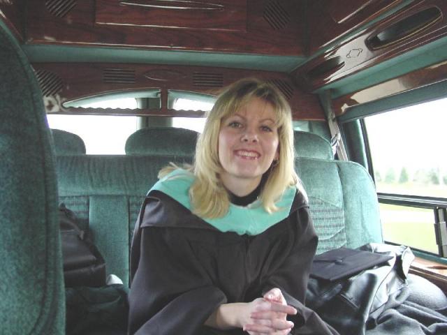 after getting her masters