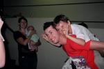 Ryan getting piggybacked by Mitch